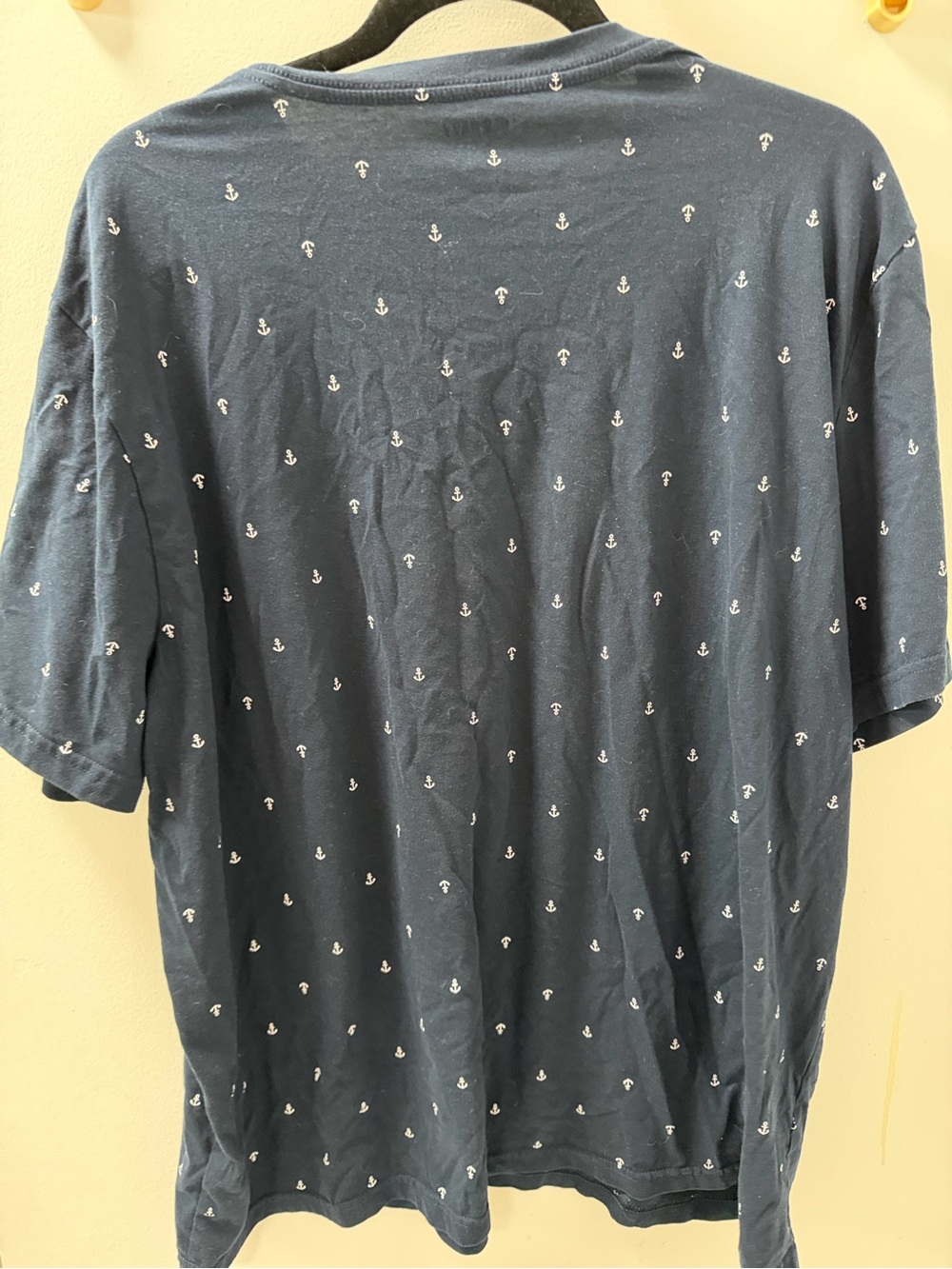 Old Navy Navy Blue Anchor-Print Short Sleeve Soft Tee - XXL - Picture 3 of 3